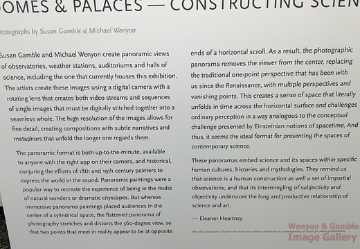 Wall text by Eleanor Heartney